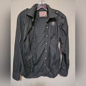 Forest/Olive Green Button Down Shirt
